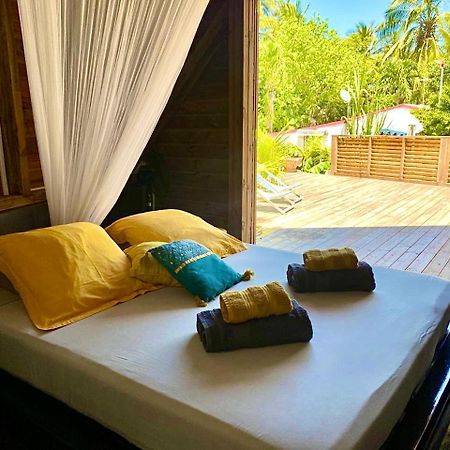 Charmant Bungalow Tout Confort Climatise - Terrasse Et Acces Plage ! Deshaies Buitenkant foto
